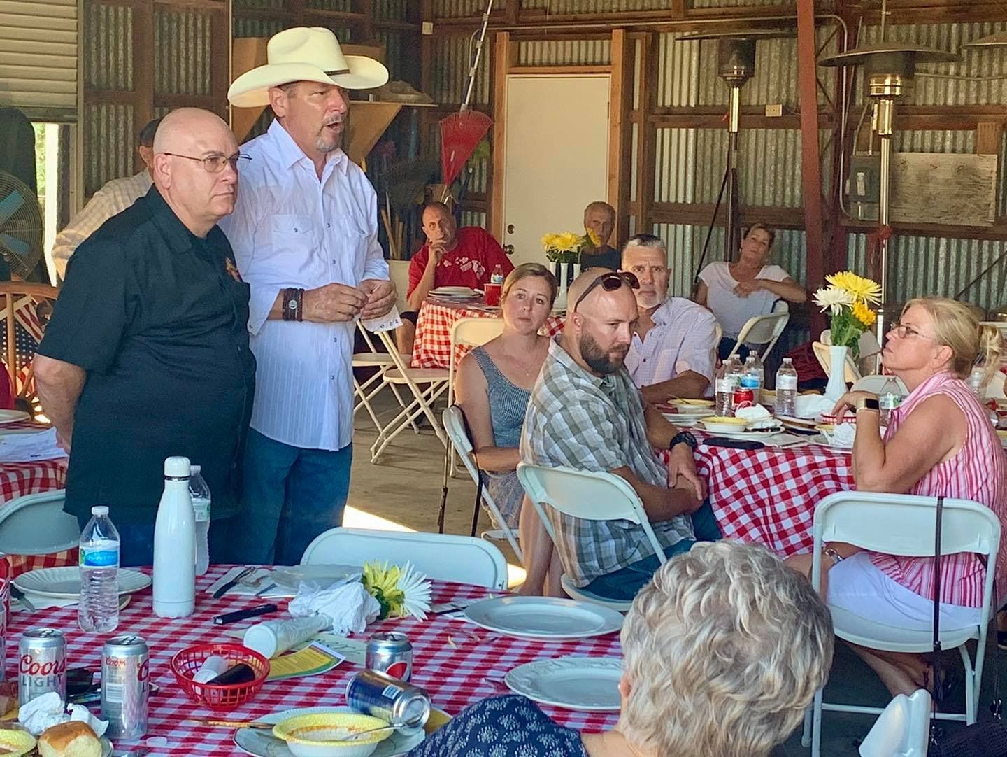 Solano County Supervisor Mitch Mashburn with Sheriff Tom Ferrara. Photo courtesy Sheriff Tom Ferrara.