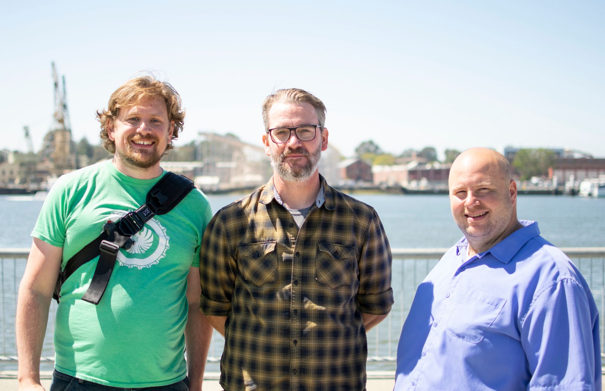 Vallejo Sun co-founders Scott Morris, Brian Krans and John Glidden.