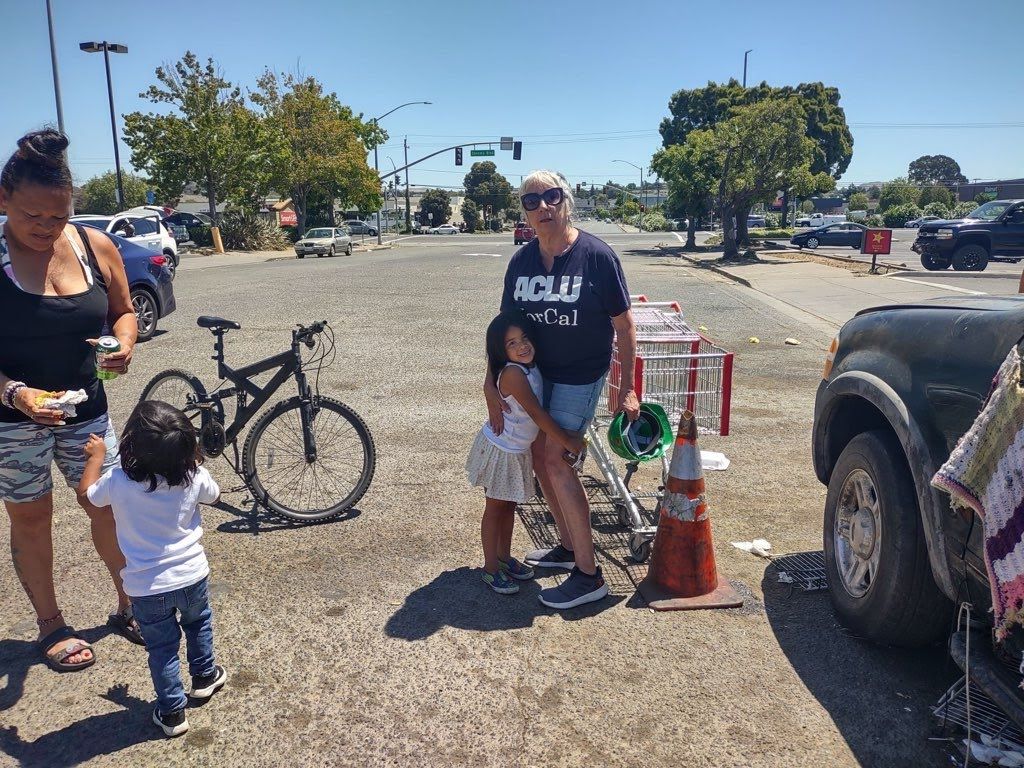 City Councilmember Cristina Arriola visited the camp on July 14