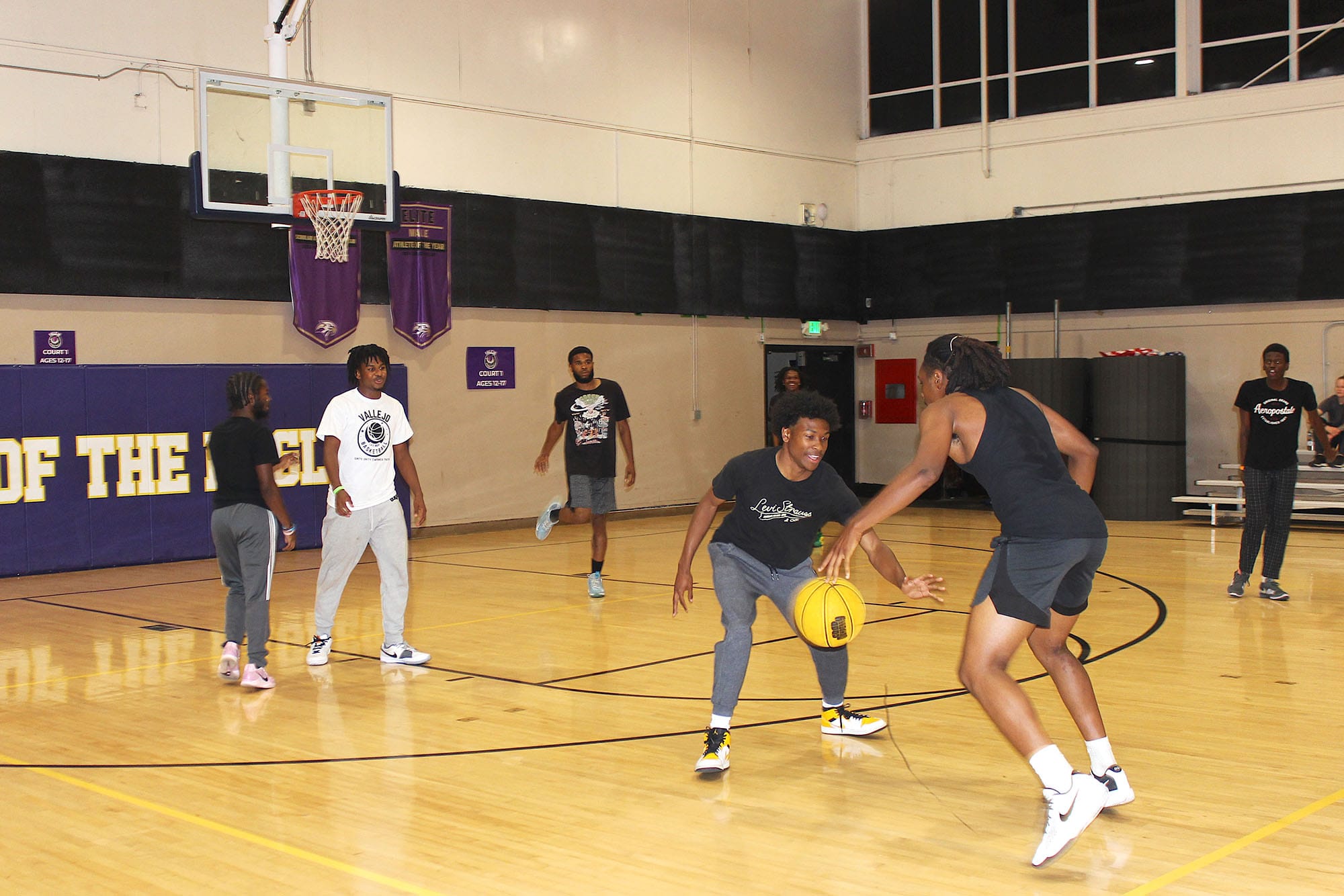 Vallejo recently resurrected its late night basketball summer program. 