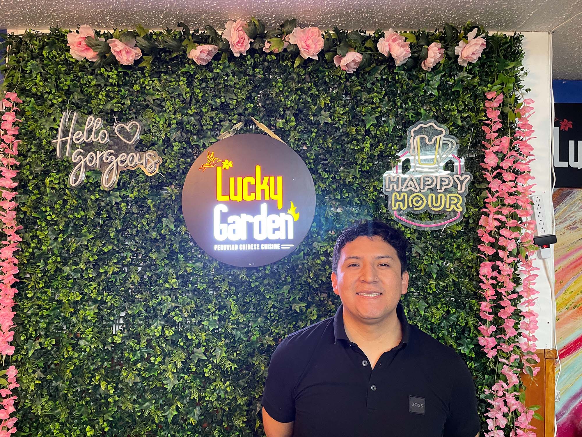 Edson Vega, the owner of Lucky Garden Peruvian Cuisine.