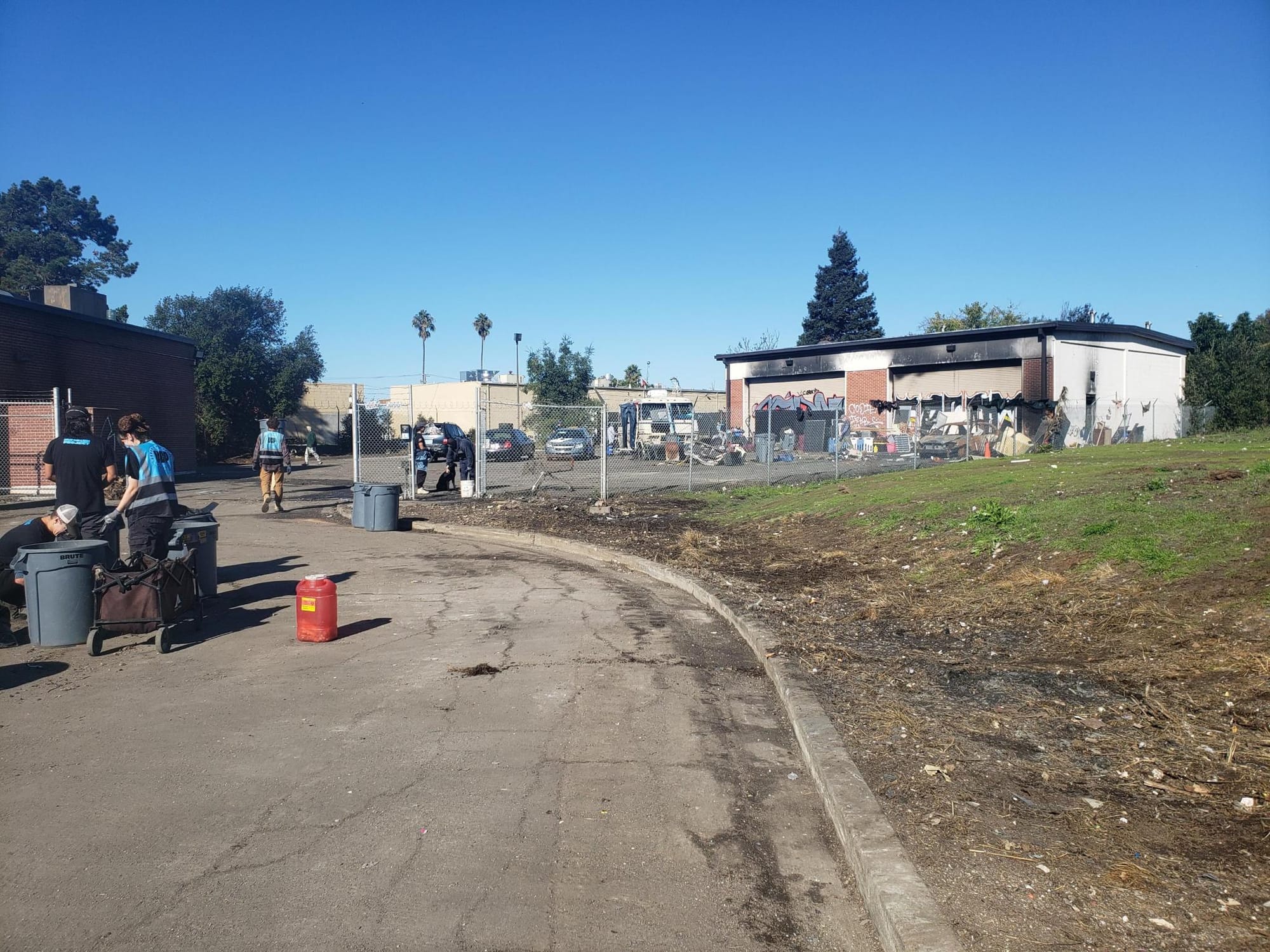 Volunteers from across Bay Area participate in nonprofit clean-up of Vallejo Army Base