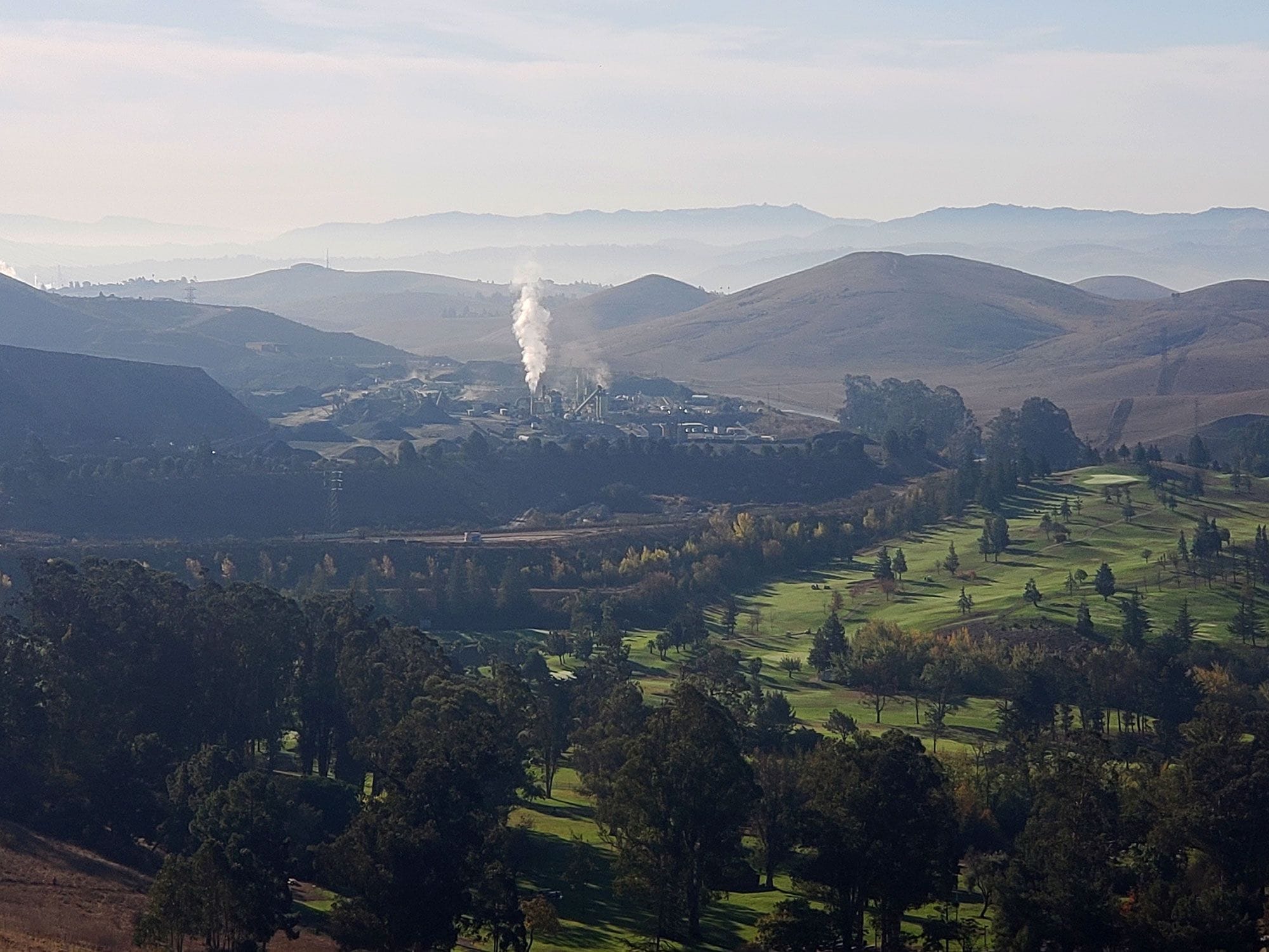 A portion of the Blue Rock Springs golf course.