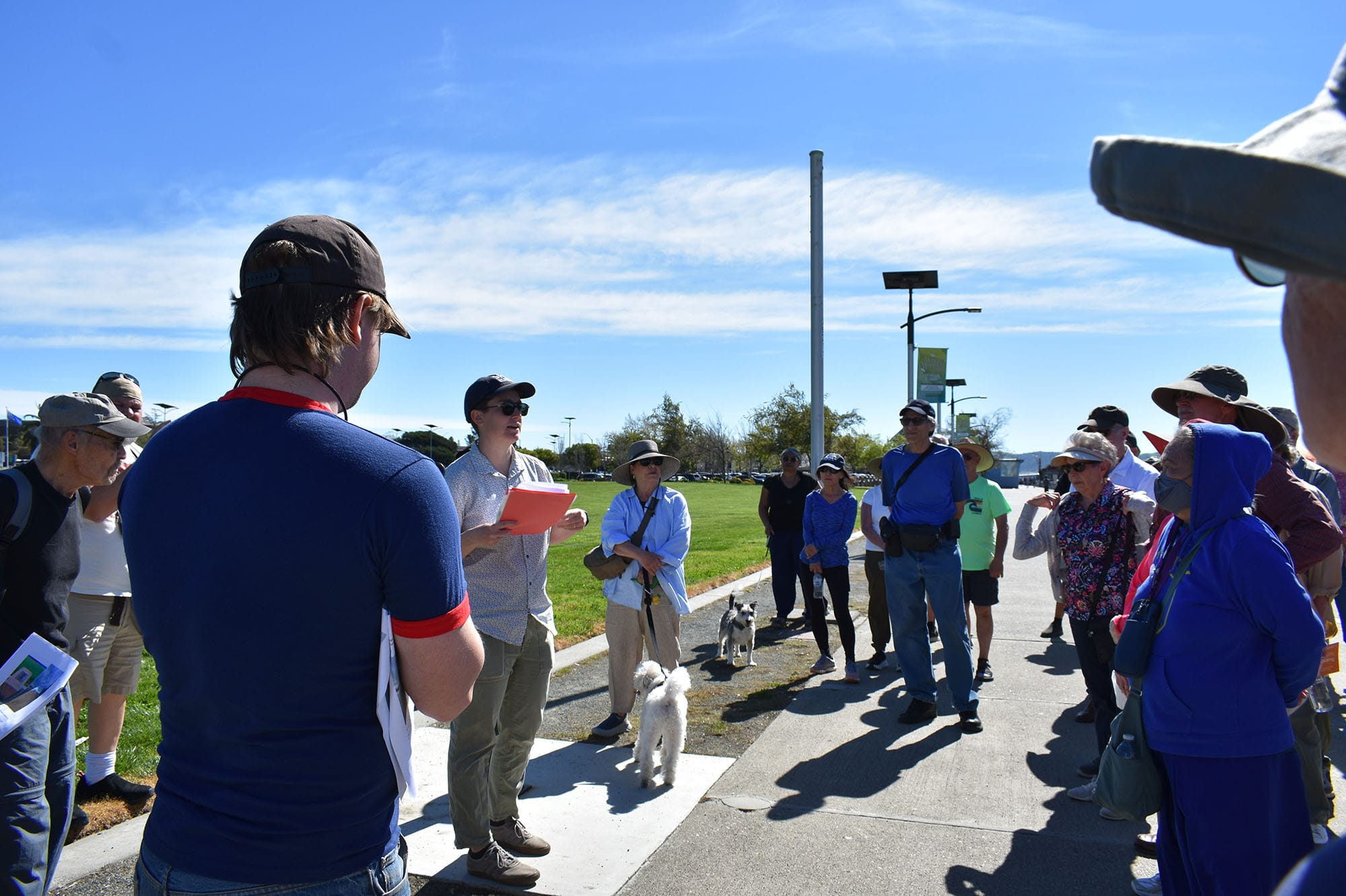 Vallejo residents walk the waterfront to learn about sea level rise