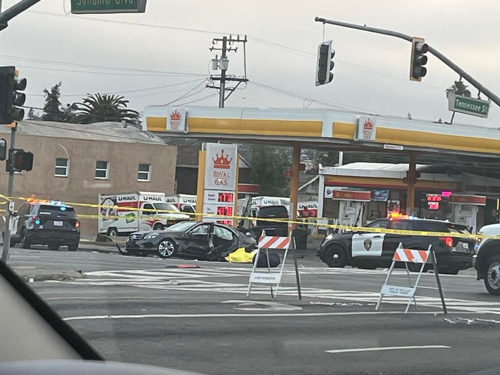 One killed five injured in Vallejo police pursuit