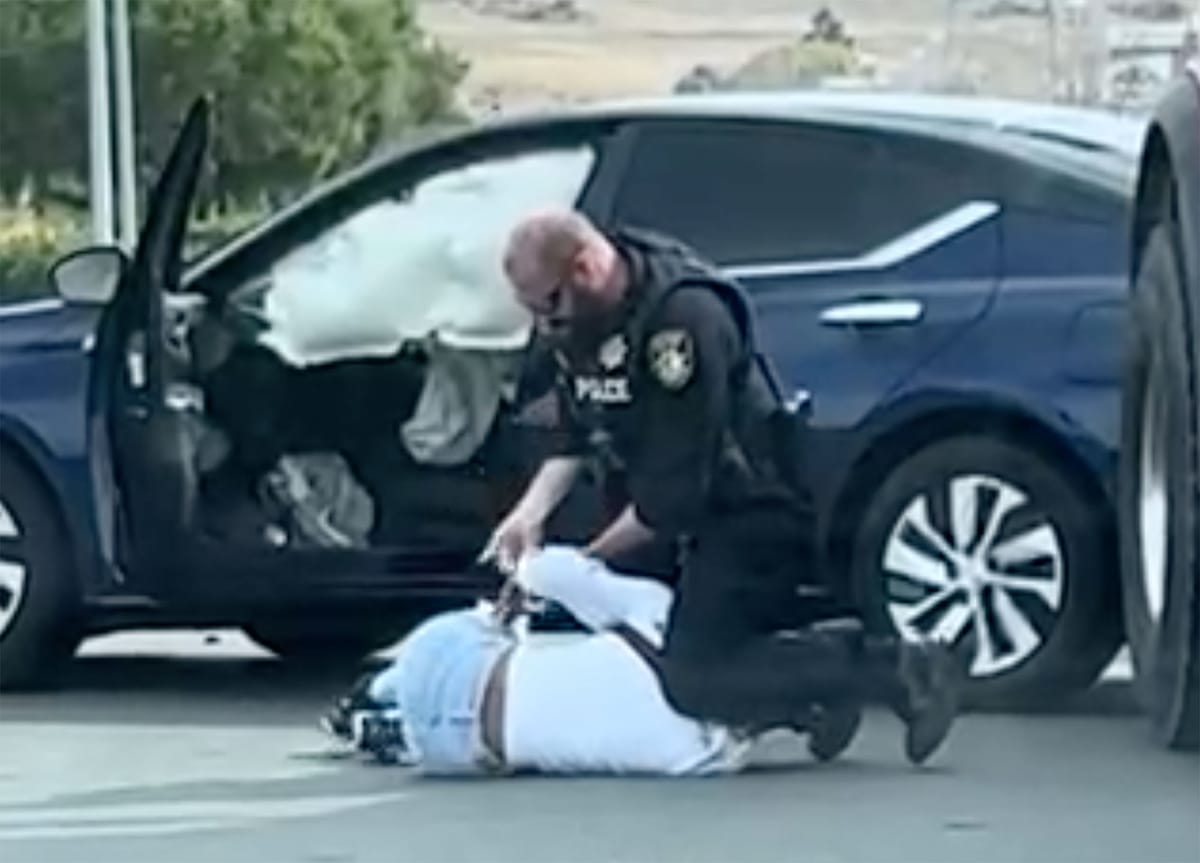 Video shows Vallejo police officer punch driver after crash