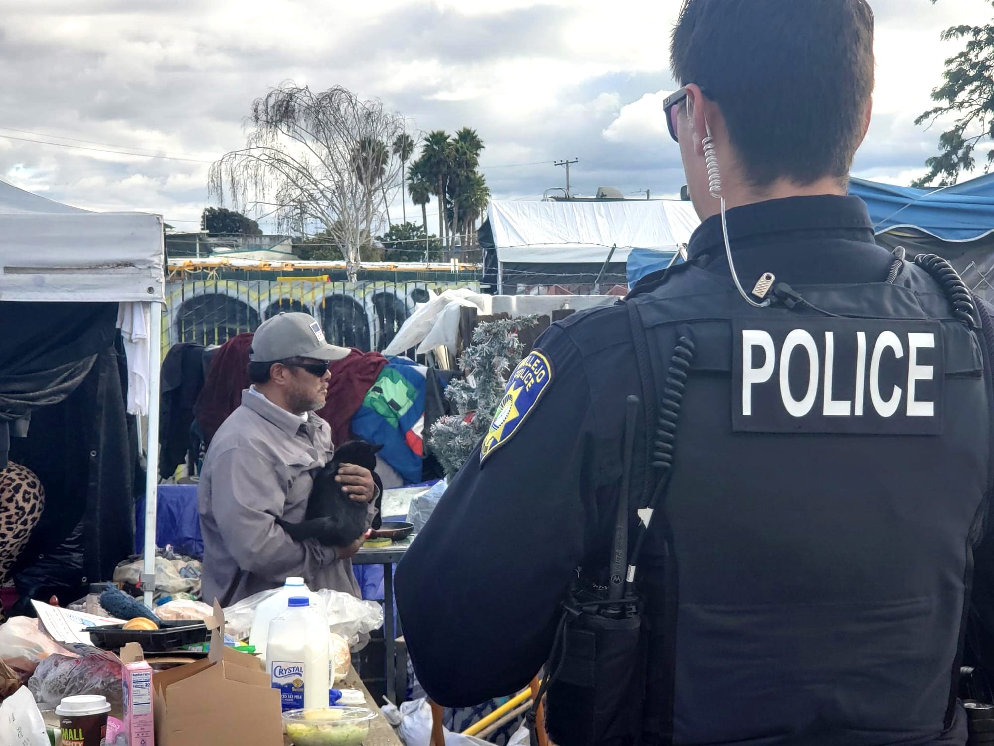 Vallejo clears encampment under threat of arrest for bike path project