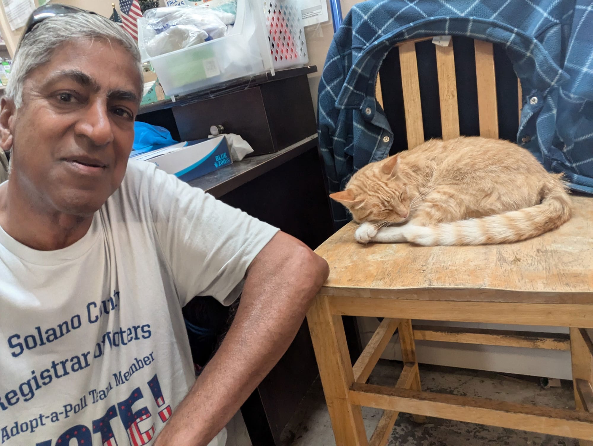 Vallejo Vignettes — A 'supervisor' cat brings joy to Faith Food Fridays