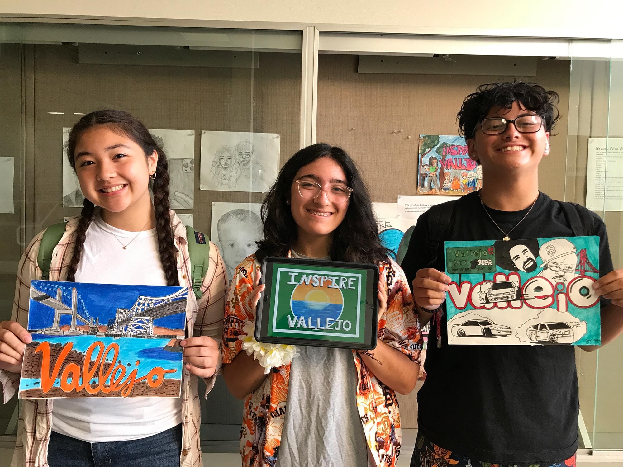 Vallejo Vignettes — Three high schoolers win Inspire Vallejo billboard competition