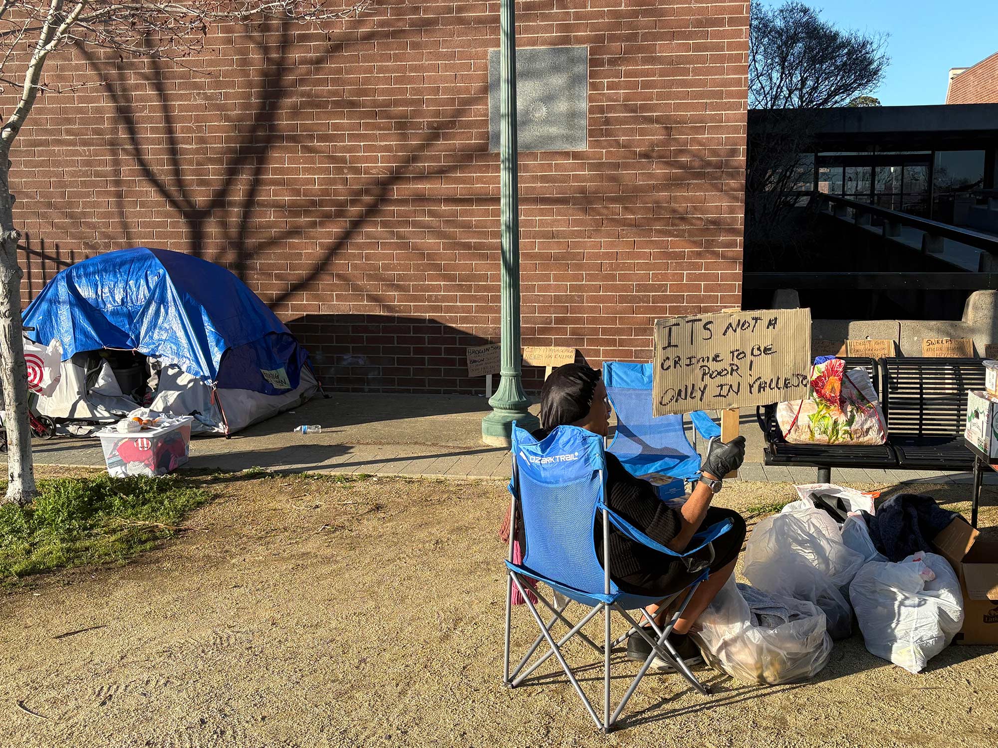 Homeless residents decry Vallejo encampment sweeps during storms