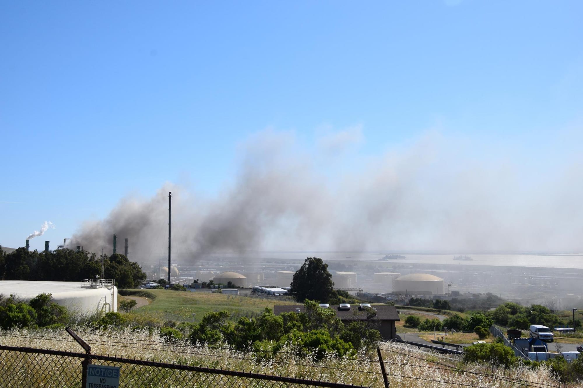 Residents shelter in place during fire at Valero Benicia refinery