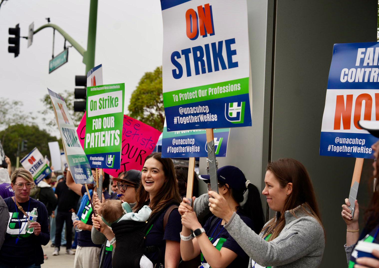 Solano County Kaiser midwives are bargaining for their first union contract