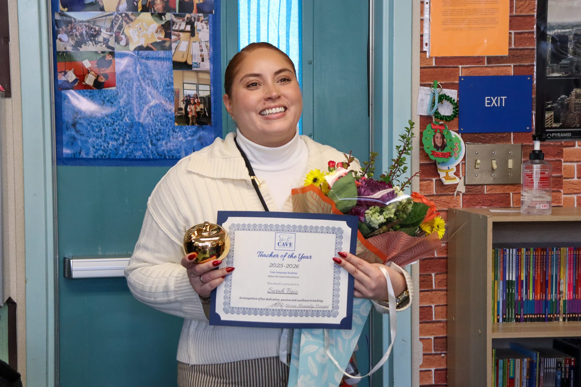 Cave Language Academy teacher wins Vallejo’s 2026 Teacher of the Year award