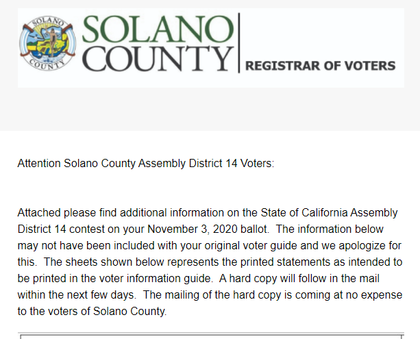 Solano County voter guide mishap impacts Benicia and Vallejo